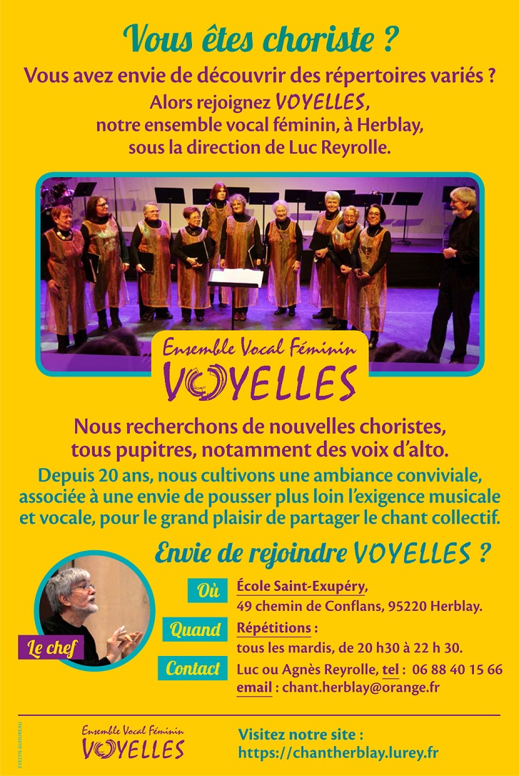 ensemble vocal féminin Voyelles